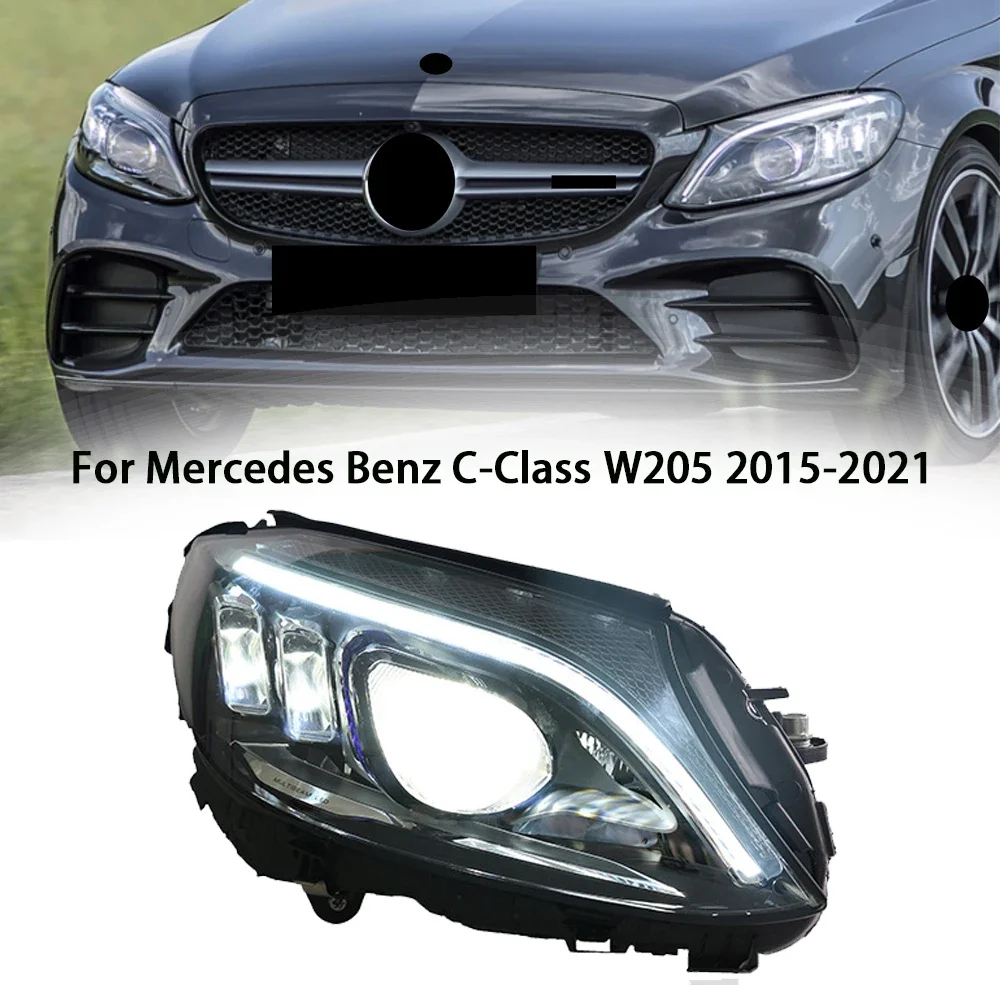 Светодиодные фары в сборе для Mercedes Benz C Class W205 2015-2021 Plug and Play, светодиодные DRL, поворотные линзы, передние фары
Светодиодные фары в сборе для Mercedes Benz C Class W205 2015-2021 Plug and Play, светодиодные DRL, поворотные линзы, передние фары