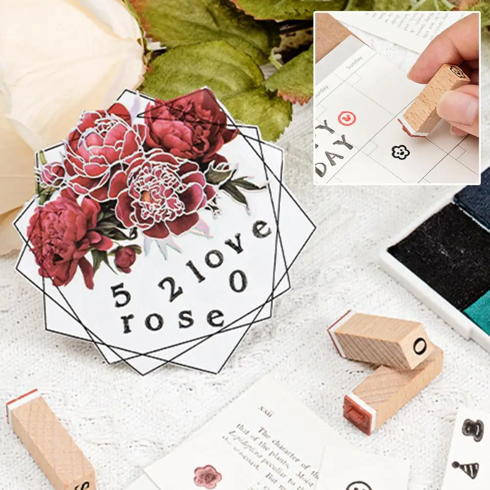 Stamp Set for Crafts High-quality Stamp for Scrapbooking 42pcs Wooden Rubber Stamps Set for Diy Craft Card Photo Album Mini
Stamp Set for Crafts High-quality Stamp for Scrapbooking 42pcs Wooden Rubber Stamps Set for Diy Craft Card Photo Album Mini