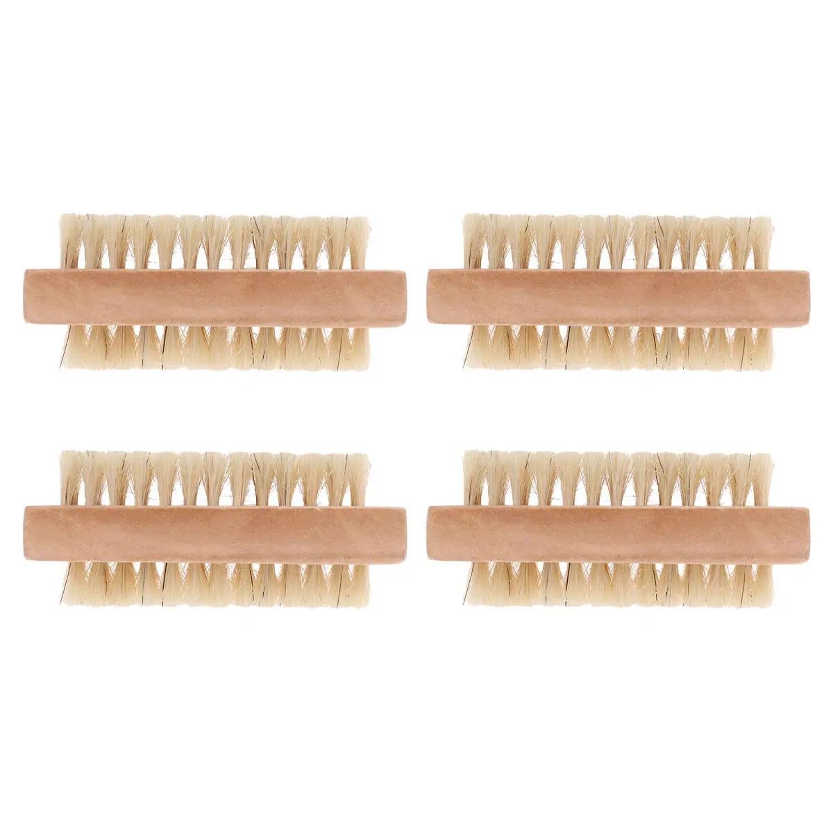 4pcs Pig Bristle Nail Brush Double Sided For Cuticle Fingernails Foot Exfoliating Manicure Pedicure Tool Wooden Handle
4pcs Pig Bristle Nail Brush Double Sided For Cuticle Fingernails Foot Exfoliating Manicure Pedicure Tool Wooden Handle