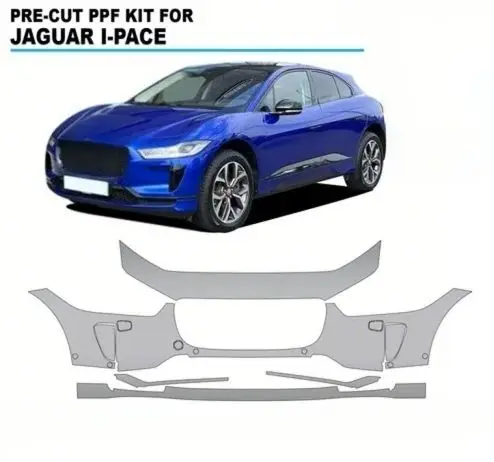 For Jaguar I-Pace 2018+ Pre-cut PPF Bumper Hood Engine TPU Paint Protection Film Self-Healing Scratch-resistant Transparent
For Jaguar I-Pace 2018+ Pre-cut PPF Bumper Hood Engine TPU Paint Protection Film Self-Healing Scratch-resistant Transparent