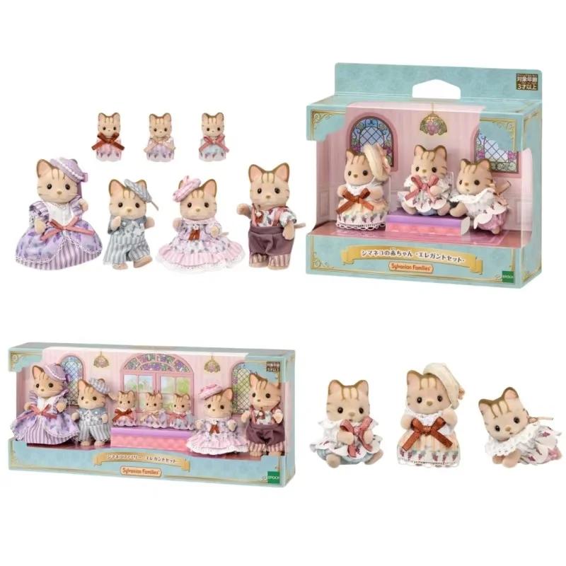 Anime Sylvanian Families Striped Cat Family Figure Set Kawaii Baby Doll Forest Family Kawaii Room Ornaments Decoration Girl Gift
Anime Sylvanian Families Striped Cat Family Figure Set Kawaii Baby Doll Forest Family Kawaii Room Ornaments Decoration Girl Gift