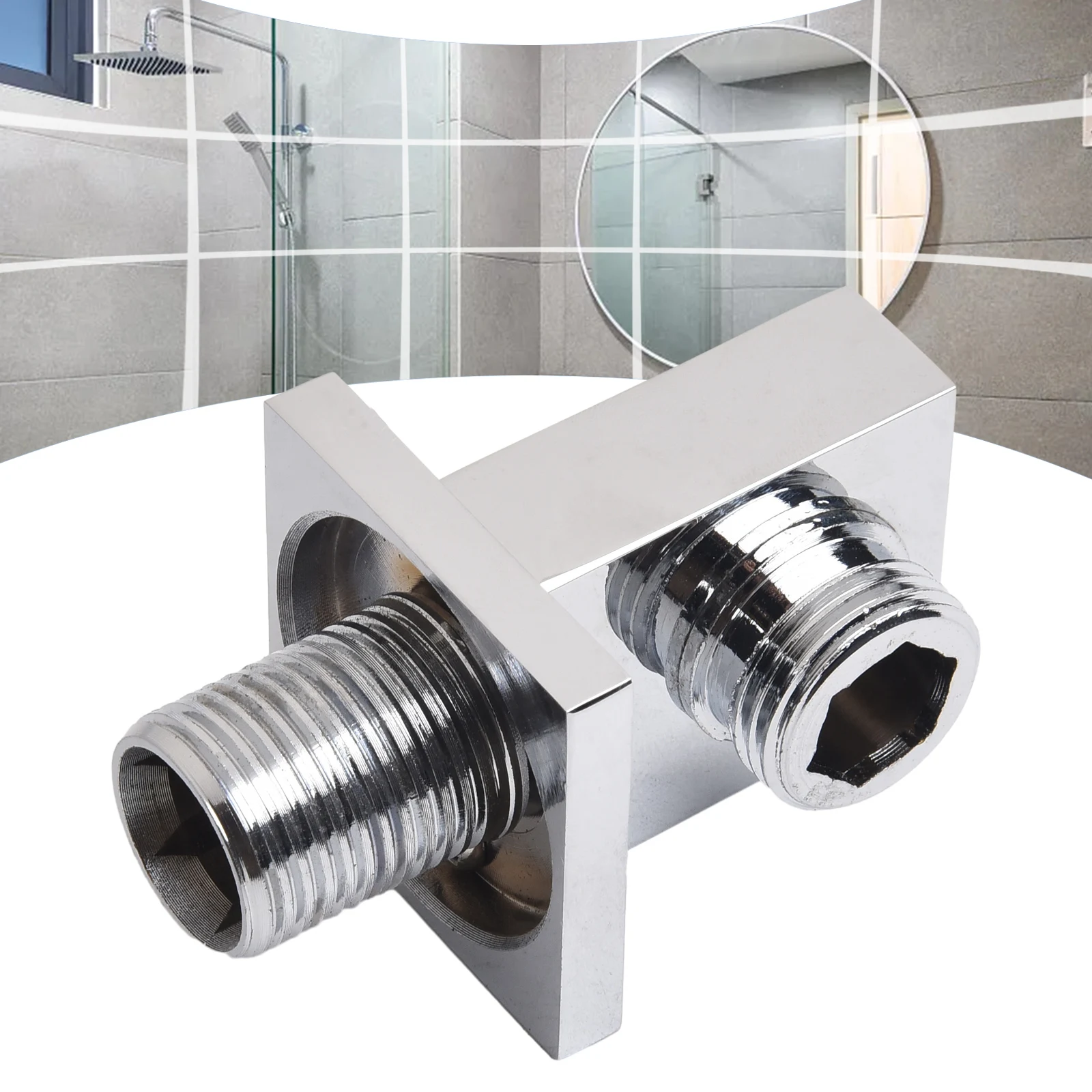 Brand New Hose Connector Shower G1/2in Wear-resistant Accessories Brass Easy Installation Electroplated Silver
Brand New Hose Connector Shower G1/2in Wear-resistant Accessories Brass Easy Installation Electroplated Silver