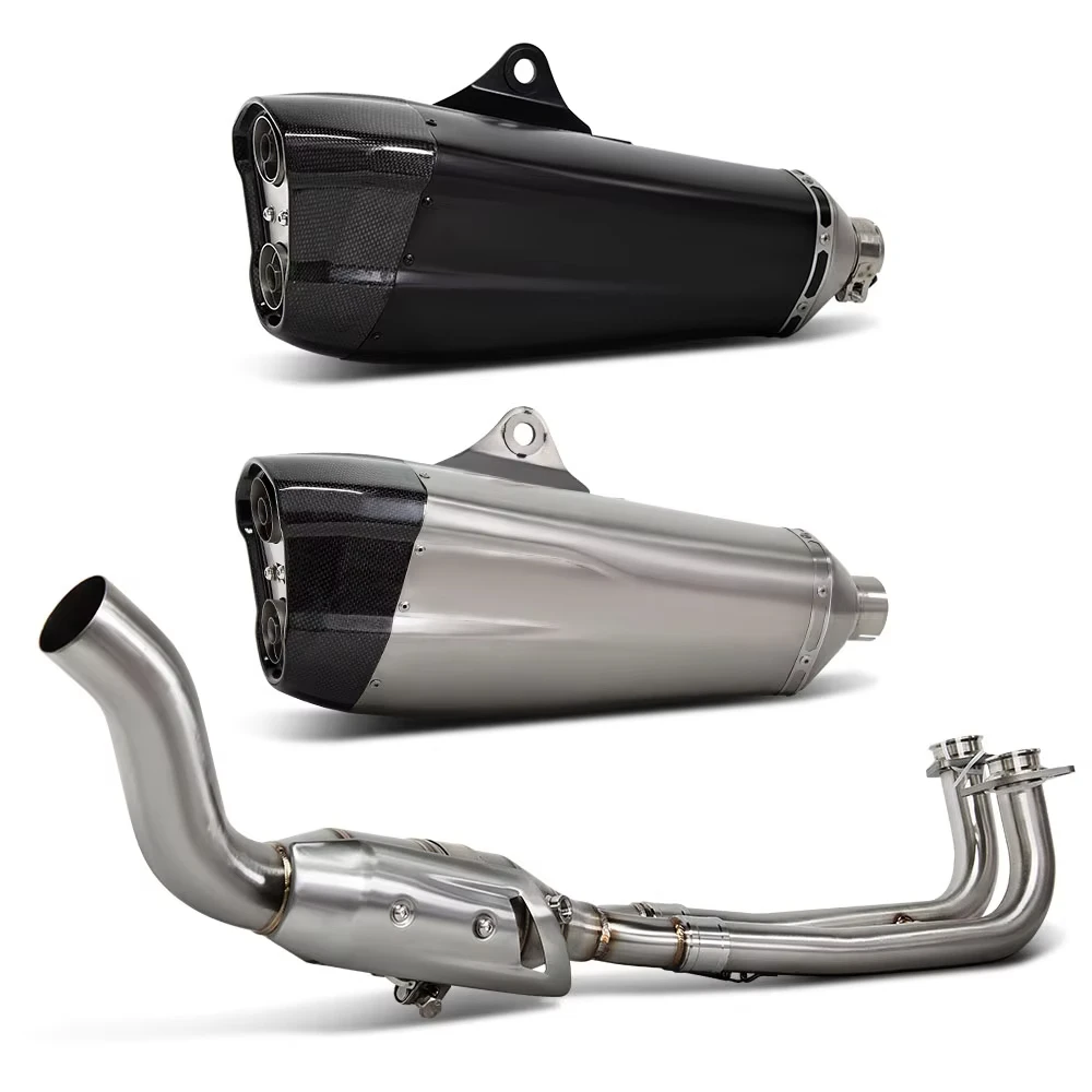 Hot Sale Motorcycle Exhaust Full System Escape Kit Manifold Muffler with DB Killer For Yamaha TMAX TMAX560 TMAX530 2017-2024
Hot Sale Motorcycle Exhaust Full System Escape Kit Manifold Muffler with DB Killer For Yamaha TMAX TMAX560 TMAX530 2017-2024