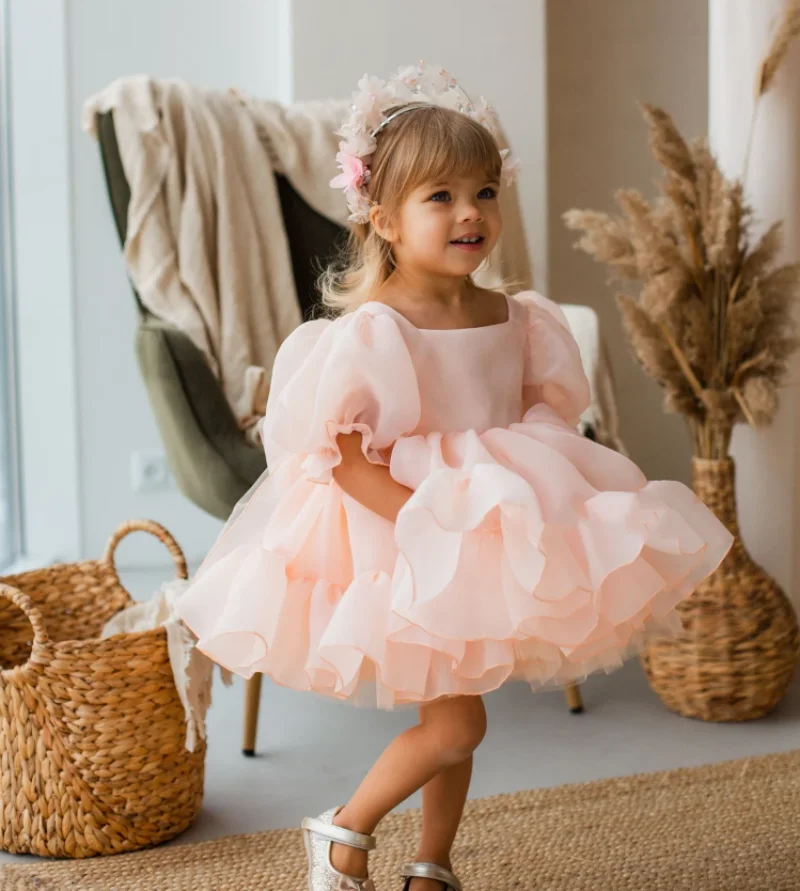 Light Pink Flower Girl Dress with Big Bow Tutu Outfit Baby First Birthday Dress Toddler Tulle Dress Christmas Girls Gift Photo
Light Pink Flower Girl Dress with Big Bow Tutu Outfit Baby First Birthday Dress Toddler Tulle Dress Christmas Girls Gift Photo