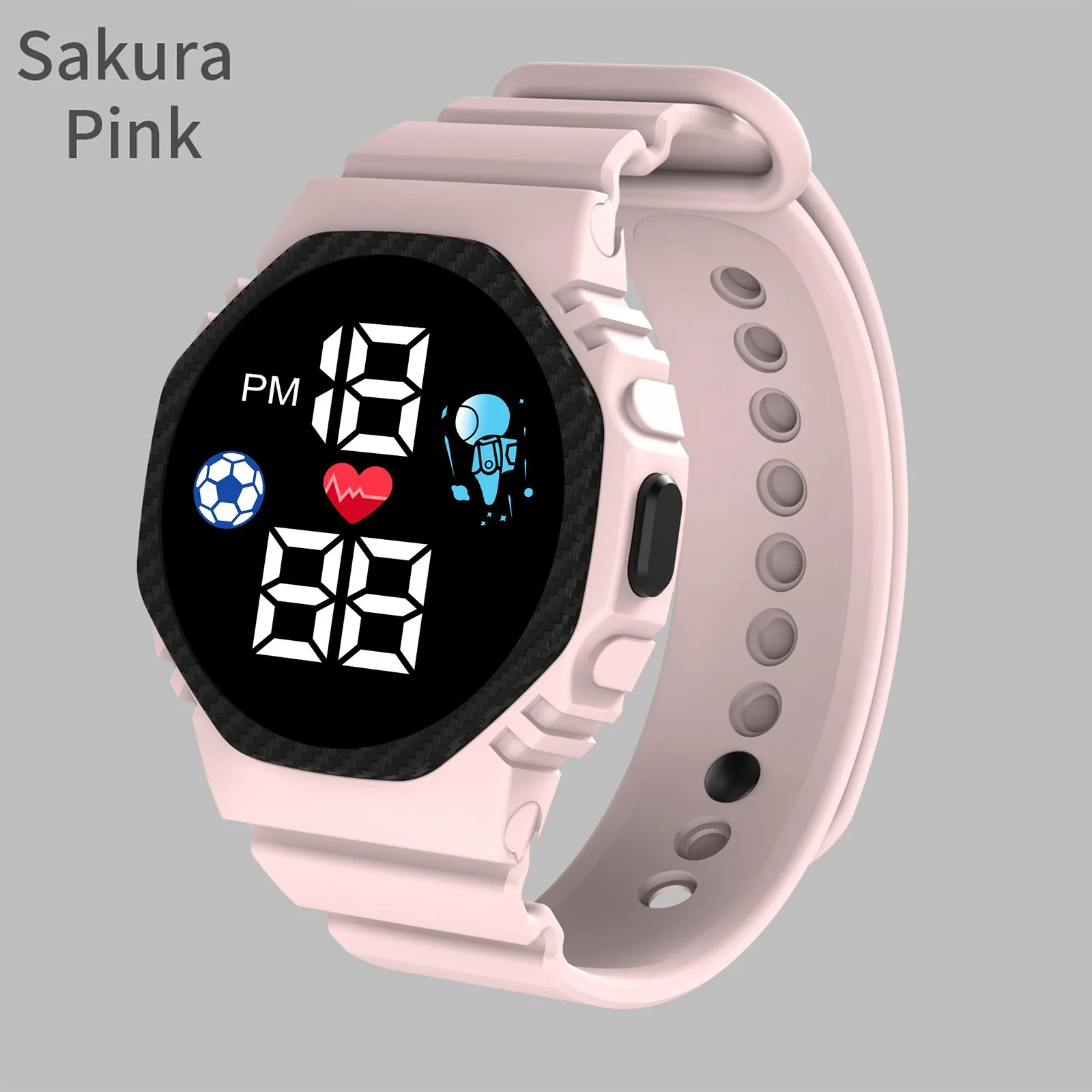 Детские часы, модные часы со светодиодным дисплеем и датой, повседневные водонепроницаемые спортивные часы-браслет, детские цветные часы с силиконовым ремешком
Детские часы, модные часы со светодиодным дисплеем и датой, повседневные водонепроницаемые спортивные часы-браслет, детские цветные часы с силиконовым ремешком