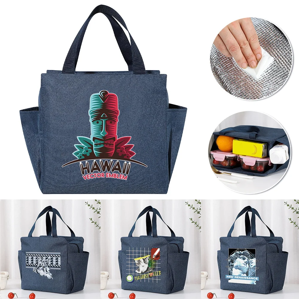Travel Portable Lunch Bag Sculpture Printed Canvas Lunch Bag Fashion Food Insulation Camping School Picnic Bag
Travel Portable Lunch Bag Sculpture Printed Canvas Lunch Bag Fashion Food Insulation Camping School Picnic Bag