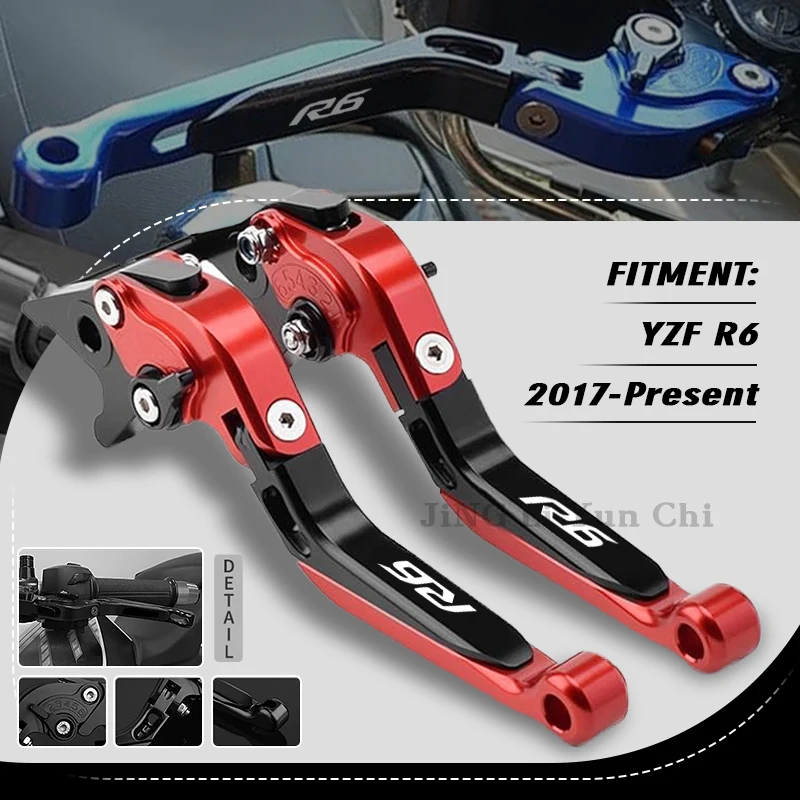 For Yamaha YZF R6 2017-present CNC Clutch Lever Brake Lever Set Adjustable Folding Handle Levers Motorcycle Parts
For Yamaha YZF R6 2017-present CNC Clutch Lever Brake Lever Set Adjustable Folding Handle Levers Motorcycle Parts