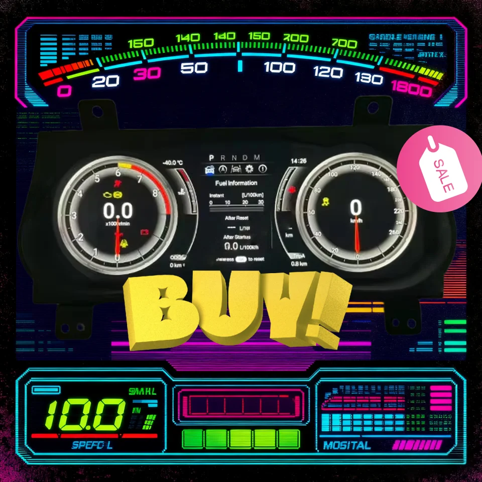12.3" LCD Screen Car Digital Speedometer Instrument For Hilux Fortuner 2016-2024 Digital Cluster Digital Dashboard Speed Meter
12.3" LCD Screen Car Digital Speedometer Instrument For Hilux Fortuner 2016-2024 Digital Cluster Digital Dashboard Speed Meter