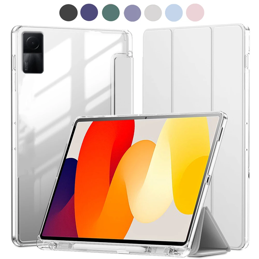 case for Redmi Pad SE 11 inch 2023, Slim&Lightweight Cover, TPU Hybrid Clear Transparent Back, Anti-Yellow, Auto Wake/Sleep
case for Redmi Pad SE 11 inch 2023, Slim&Lightweight Cover, TPU Hybrid Clear Transparent Back, Anti-Yellow, Auto Wake/Sleep