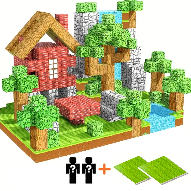 Magnetic Building Block Bricks Toy Role Base Plate Set Mine Stacking World DIY Model Build Educational STEM Kids Gifts Boy Girls
Magnetic Building Block Bricks Toy Role Base Plate Set Mine Stacking World DIY Model Build Educational STEM Kids Gifts Boy Girls