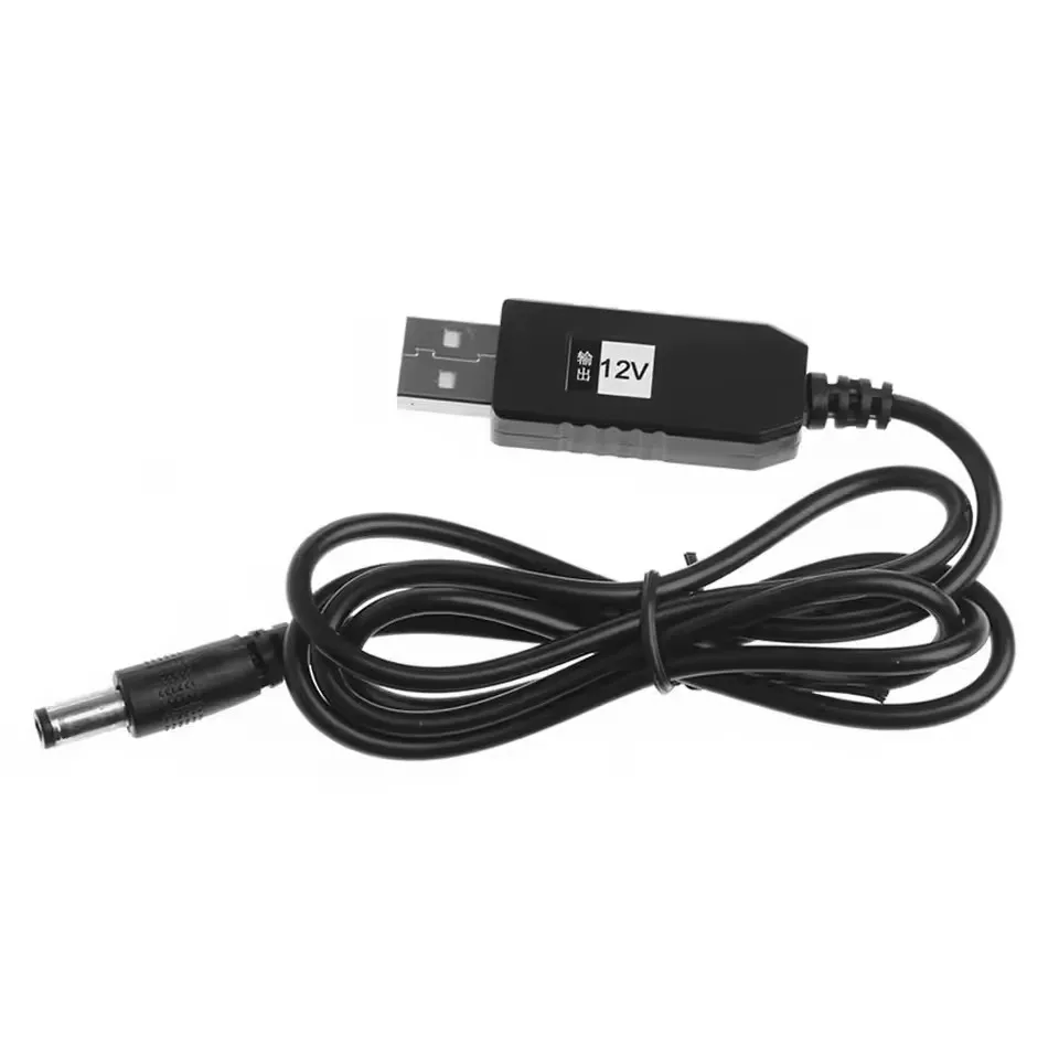 5V USB Input To 12V Output Step Up Cable Built-in Boost Circuit DC5521 Male Plug Power Wire For Portable Electronic Devices
5V USB Input To 12V Output Step Up Cable Built-in Boost Circuit DC5521 Male Plug Power Wire For Portable Electronic Devices