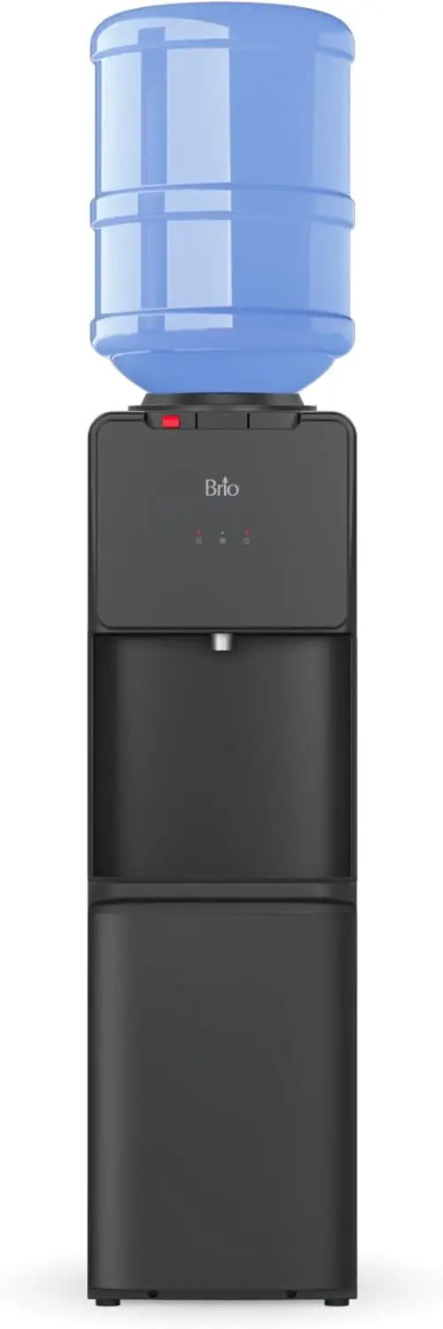Top-Loading Water Cooler Dispenser Compatible with 3- and 5-Gallon Bottles, Hot and Cold Water, Spill-Proof Design, Child Safety Lock, Energy Star 3.0 Rated, Black
Top-Loading Water Cooler Dispenser Compatible with 3- and 5-Gallon Bottles, Hot and Cold Water, Spill-Proof Design, Child Safety Lock, Energy Star 3.0 Rated, Black