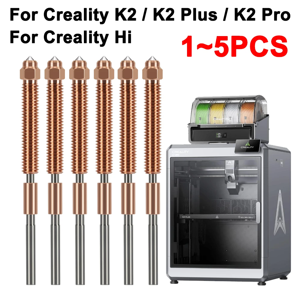 Unicorn Hardened Steel Nozzle for Creality K2/K2 Plus/K2Pro, All-Metal Quick-Swap Creality Hi Hotend Nozzles Upgrade 0.2mm/0.4mm
Unicorn Hardened Steel Nozzle for Creality K2/K2 Plus/K2Pro, All-Metal Quick-Swap Creality Hi Hotend Nozzles Upgrade 0.2mm/0.4mm