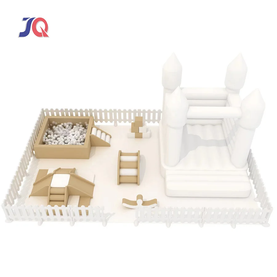 High Quality Beige Baby Soft Play Set White Bounce Castle Soft Play Ball Pit Hotel Party Rental for Indoor/Outdoor Playground
High Quality Beige Baby Soft Play Set White Bounce Castle Soft Play Ball Pit Hotel Party Rental for Indoor/Outdoor Playground
