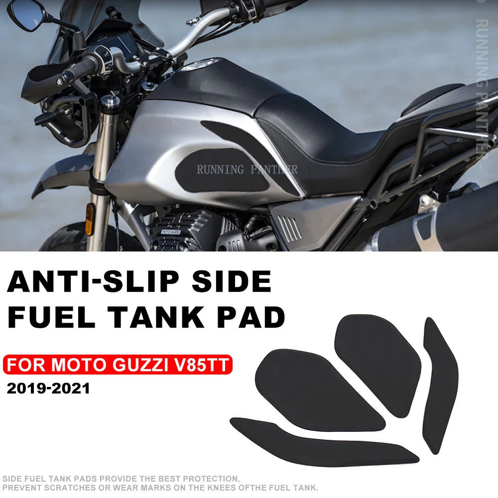 For Moto Guzzi V85TT V 85 TT 2019 Motorcycle side fuel tank pad - Tank Pads Protector Stickers Knee Grip Traction Pad 
For Moto Guzzi V85TT V 85 TT 2019 Motorcycle side fuel tank pad - Tank Pads Protector Stickers Knee Grip Traction Pad