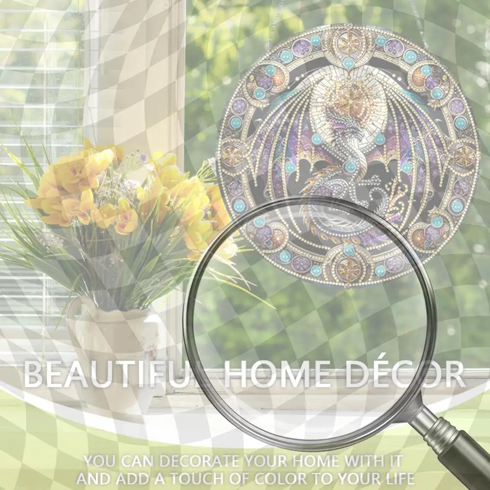 Stained Glass Animal Diamond Painting Hanging Pendant Suncatcher Rhinestone Diamond Art Window Pendants for Home Wall Decor
Stained Glass Animal Diamond Painting Hanging Pendant Suncatcher Rhinestone Diamond Art Window Pendants for Home Wall Decor
