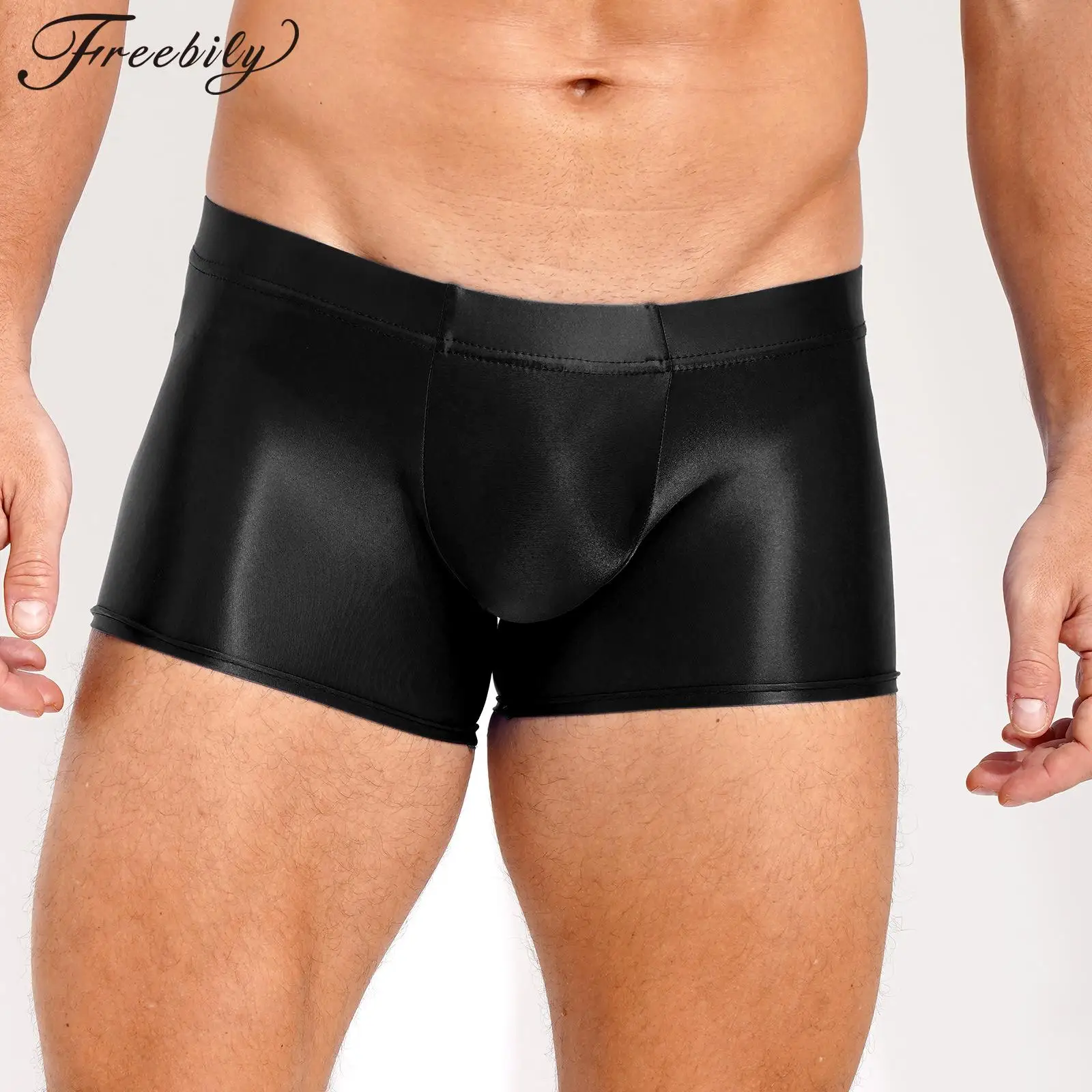 Men Glossy Low Rise Boxer Briefs Swimming Trunks Swimsuit Pool Party Beach Bathing Shorts Beachwear Swimwear Underwear Nightwear
Men Glossy Low Rise Boxer Briefs Swimming Trunks Swimsuit Pool Party Beach Bathing Shorts Beachwear Swimwear Underwear Nightwear