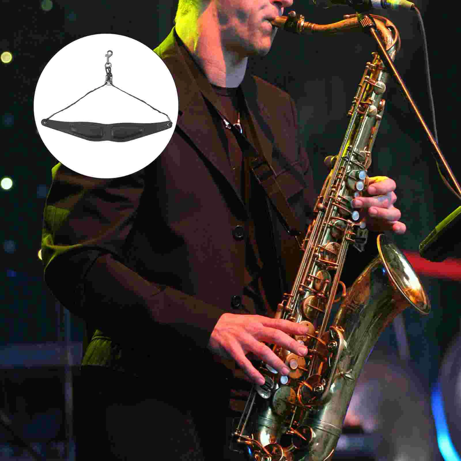 One Shoulder Saxophone Strap Child Alto Mouthpiece Clarinet Neck Cowhide Universal Hanging
One Shoulder Saxophone Strap Child Alto Mouthpiece Clarinet Neck Cowhide Universal Hanging