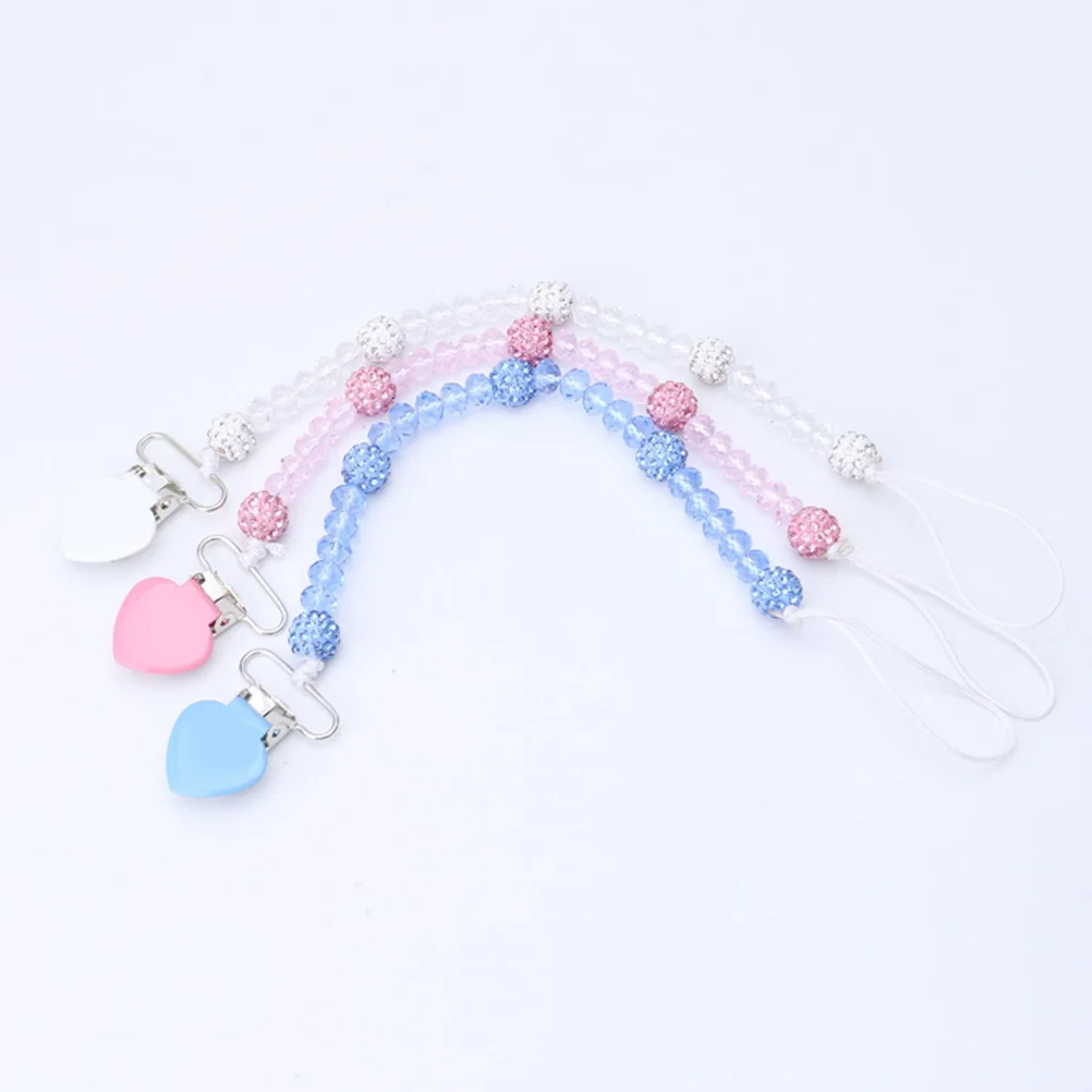 Infant Pink Pacifier Holder Hollow Beaded Clip Skin Friendly Universal Pacifier Chain Teething Clips Soother Strap for Baby
Infant Pink Pacifier Holder Hollow Beaded Clip Skin Friendly Universal Pacifier Chain Teething Clips Soother Strap for Baby