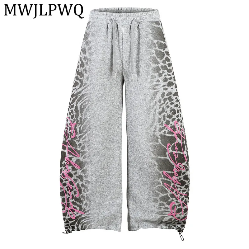 MWJLPWQ American Retro Leopard Print Letter Printed Cuffs Trousers Unisex Autumn Spring Loose Curved Casual Male Pants Ins 16287
MWJLPWQ American Retro Leopard Print Letter Printed Cuffs Trousers Unisex Autumn Spring Loose Curved Casual Male Pants Ins 16287