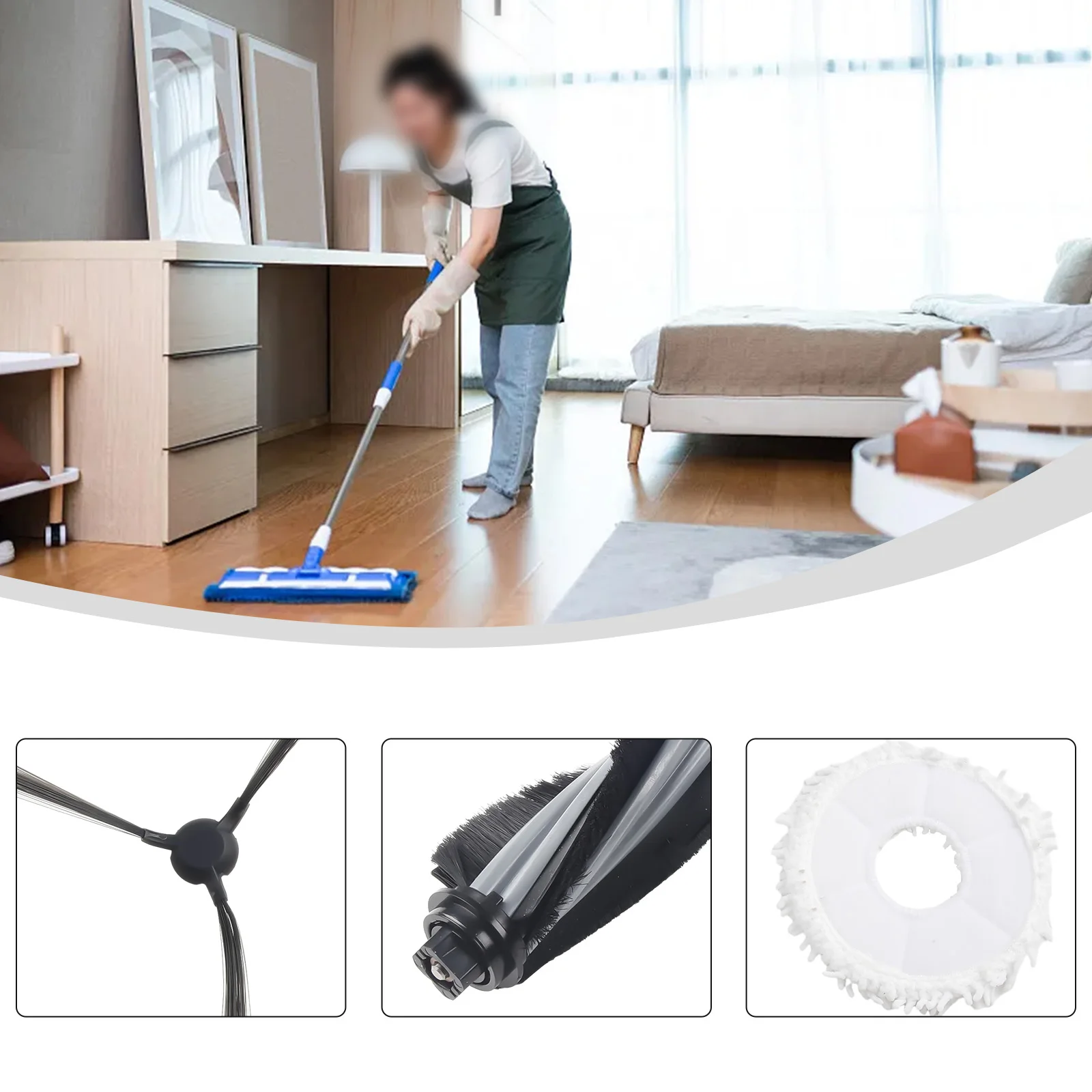 Main Roller Brush Mop Cloth Filter Side Brush For Yeedi Mop Station Self-cleaning Robot Household Cleaning Tool Replace Accs
Main Roller Brush Mop Cloth Filter Side Brush For Yeedi Mop Station Self-cleaning Robot Household Cleaning Tool Replace Accs