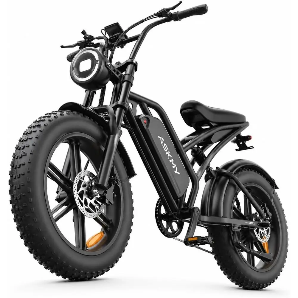 All-Terrain Electric Mountain Bike, 1500W Peak Motor, 28MPH Speed, 60 Miles Range, 48V 15AH Battery
All-Terrain Electric Mountain Bike, 1500W Peak Motor, 28MPH Speed, 60 Miles Range, 48V 15AH Battery