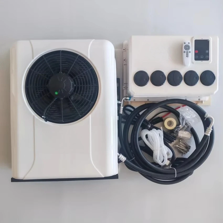 Split Type Electric AC Parking air Conditioners 12v 24v Auto Parking Car air Conditioner 12v for Van Truck Cabin
Split Type Electric AC Parking air Conditioners 12v 24v Auto Parking Car air Conditioner 12v for Van Truck Cabin