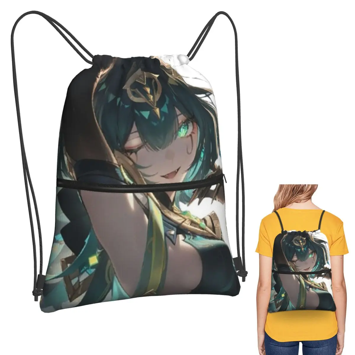 Genshin Impact Nefer Armpit Leak Backpacks Multi-function Drawstring Bags Shoes Bag Book Bags for Travel School
Genshin Impact Nefer Armpit Leak Backpacks Multi-function Drawstring Bags Shoes Bag Book Bags for Travel School