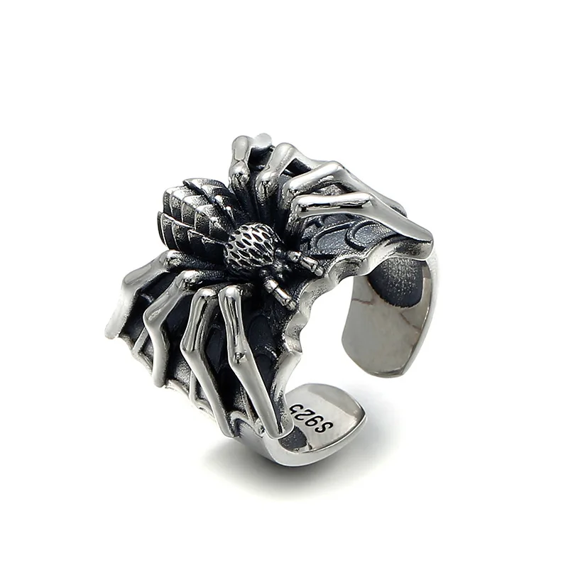 S925 Sterling Silver Male Big Ring Finger Elegant Animal Open Ring for Men Fashion Rock Punk Fine Jewelry Circle Gift
S925 Sterling Silver Male Big Ring Finger Elegant Animal Open Ring for Men Fashion Rock Punk Fine Jewelry Circle Gift