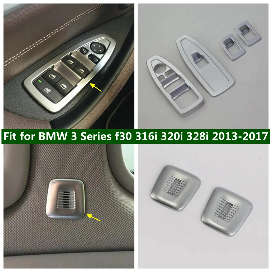 Car Accessories Door Glass Lift Switch Panel / Roof Dome Microphone Cover Trim For BMW 3 Series F30 316i 320i 328i 2013 - 2017
Car Accessories Door Glass Lift Switch Panel / Roof Dome Microphone Cover Trim For BMW 3 Series F30 316i 320i 328i 2013 - 2017