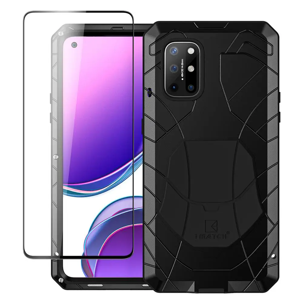 Phone Case for Oneplus 8T Shockproof Cover Heavy Duty Protection Armor Metal Shell Tempered Glass as Gift Phone Accessories
Phone Case for Oneplus 8T Shockproof Cover Heavy Duty Protection Armor Metal Shell Tempered Glass as Gift Phone Accessories