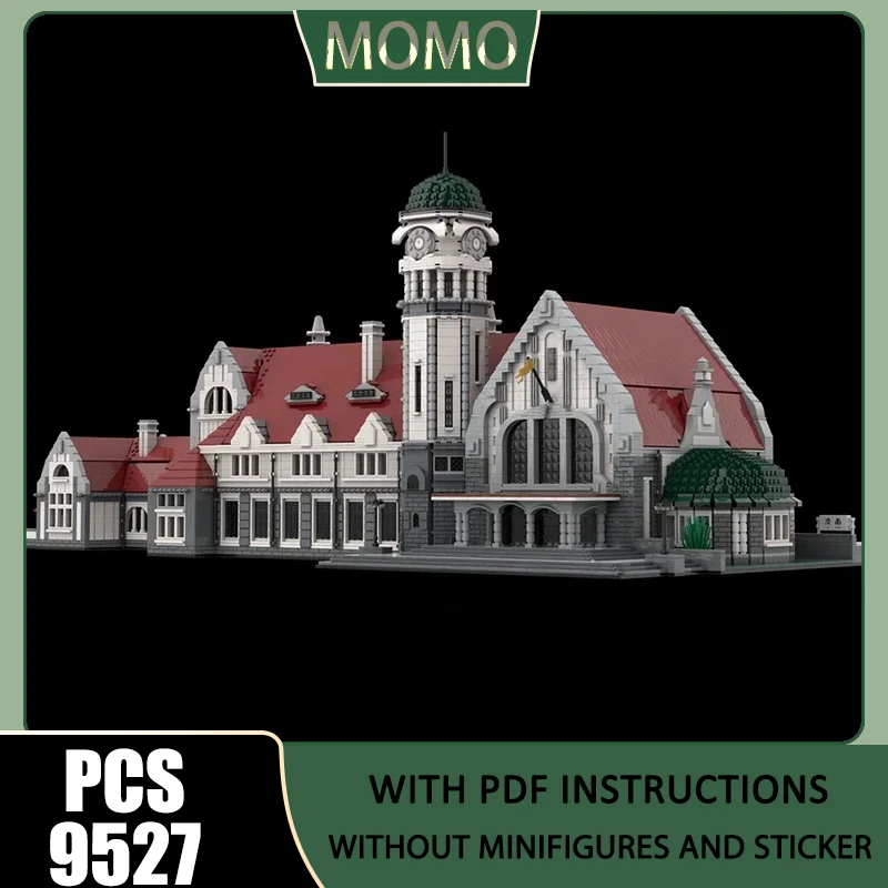 Moc Building Blocks Jinan Old Railway Station Model Technology Brick DIY Assembly Street View Model Construction Toy Set Gifts
Moc Building Blocks Jinan Old Railway Station Model Technology Brick DIY Assembly Street View Model Construction Toy Set Gifts