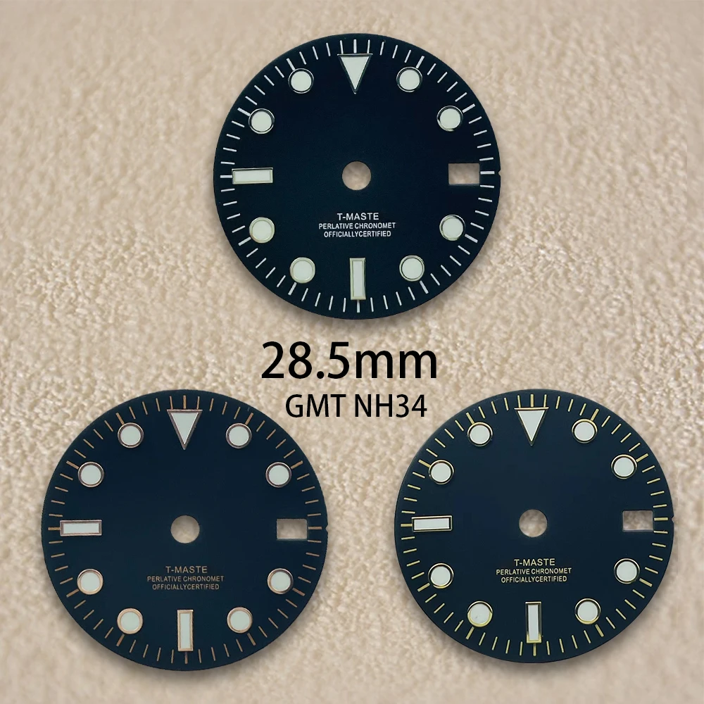 High Quality NH34 Dial 28.5mm S Logo NH34 GMT/SKX007 Dial Fit NH34 Movement Green Luminous NH34 Accessories
High Quality NH34 Dial 28.5mm S Logo NH34 GMT/SKX007 Dial Fit NH34 Movement Green Luminous NH34 Accessories 