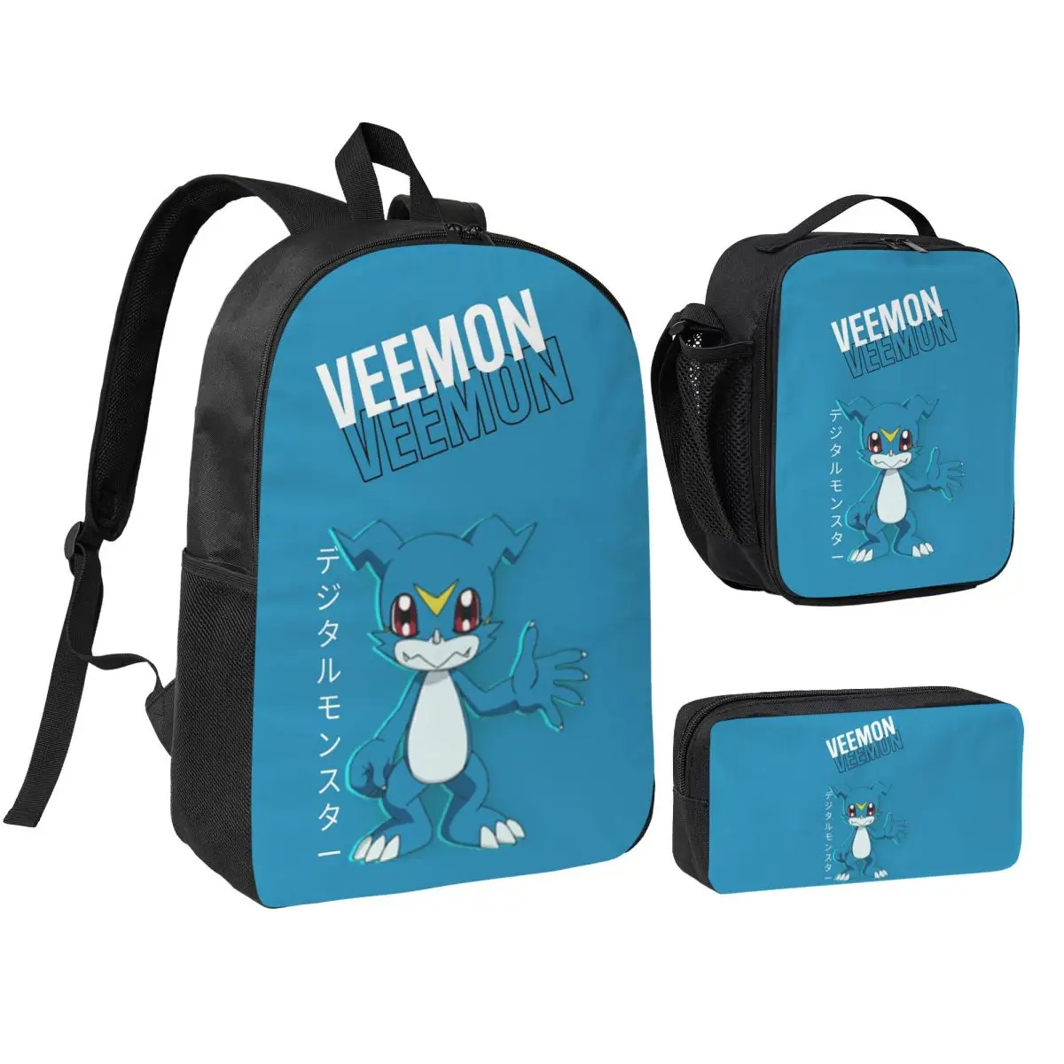 Veemon Digimon Backpack Student Boys Girls BookBag School Bag Laptop Shoulder Bags 3ps Insulated Lunch Bag Pencil Case
Veemon Digimon Backpack Student Boys Girls BookBag School Bag Laptop Shoulder Bags 3ps Insulated Lunch Bag Pencil Case