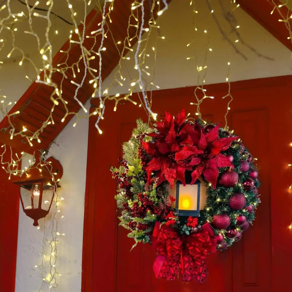 Christmas Wreath Glowing Wreath Ornament Bow Christmas Flower Glowing Wreath Festive Front Door Decoration for Indoor Outdoor
Christmas Wreath Glowing Wreath Ornament Bow Christmas Flower Glowing Wreath Festive Front Door Decoration for Indoor Outdoor