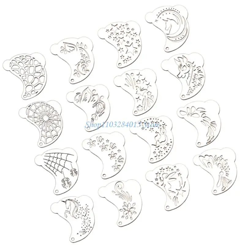 R6FF Multifunctional Drawing Decoration Stencils Flexible PET Texture Face Design Template Suitable for Event and Projects
R6FF Multifunctional Drawing Decoration Stencils Flexible PET Texture Face Design Template Suitable for Event and Projects