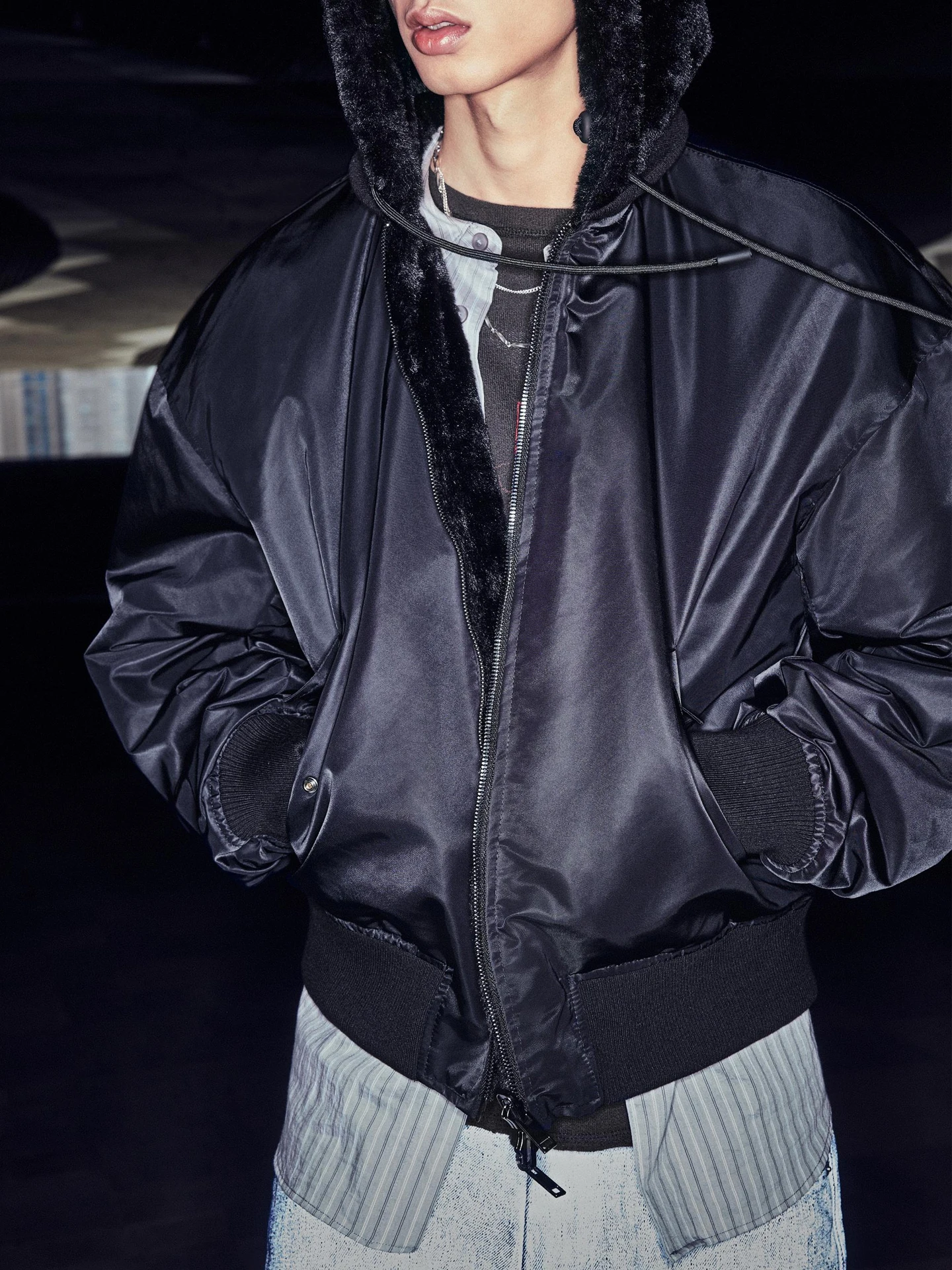 New Winter Men's Jaet Artificial Fur Double-Sided Pilot Coat Loose Fit Casual Sle Warmth Polyester/Nylon Cosite Fiber
New Winter Men's Jaet Artificial Fur Double-Sided Pilot Coat Loose Fit Casual Sle Warmth Polyester/Nylon Cosite Fiber