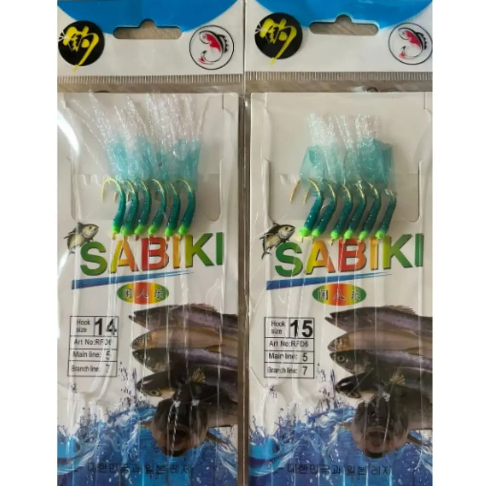 Fishing Lures Rubber Green Rubber Lures Lures Golden Sabiki Sea Fishing Rigs Green Hook Golden Tied Hooks Ocean Beach Fishing
Fishing Lures Rubber Green Rubber Lures Lures Golden Sabiki Sea Fishing Rigs Green Hook Golden Tied Hooks Ocean Beach Fishing