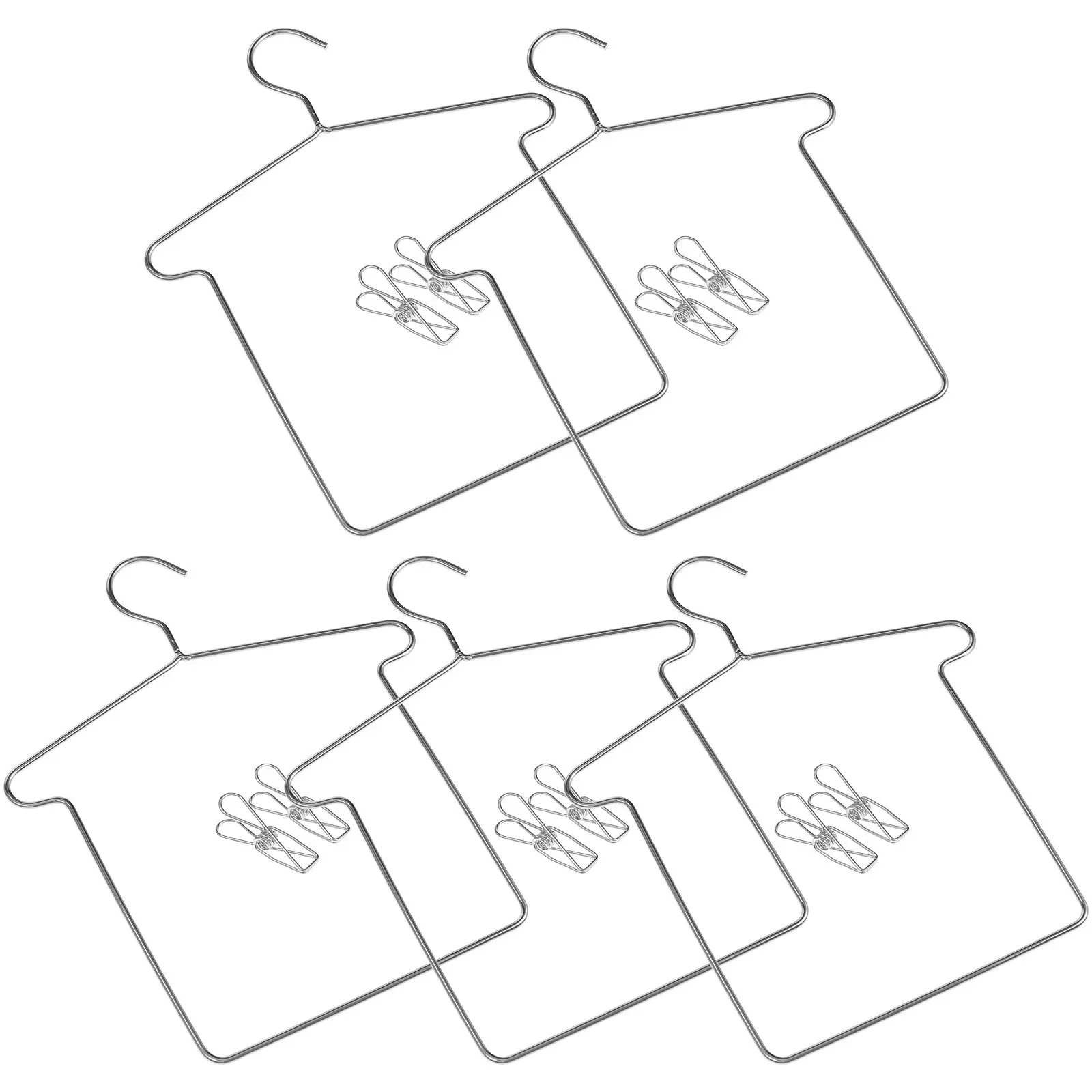 5Sets Baby Clothes Hangers Iron Clips Pants and Shirts Storage Rack Small Size Compatible 20Cm Baby Clothes Organizer
5Sets Baby Clothes Hangers Iron Clips Pants and Shirts Storage Rack Small Size Compatible 20Cm Baby Clothes Organizer