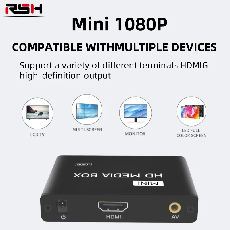 Мультимедийный плеер H.264 HDD Full HD 1080P USB SD-карта Внешний медиаплеер с SD Media TV Box Поддержка HDMI 2.0 HDD-плеер 08H
Мультимедийный плеер H.264 HDD Full HD 1080P USB SD-карта Внешний медиаплеер с SD Media TV Box Поддержка HDMI 2.0 HDD-плеер 08H