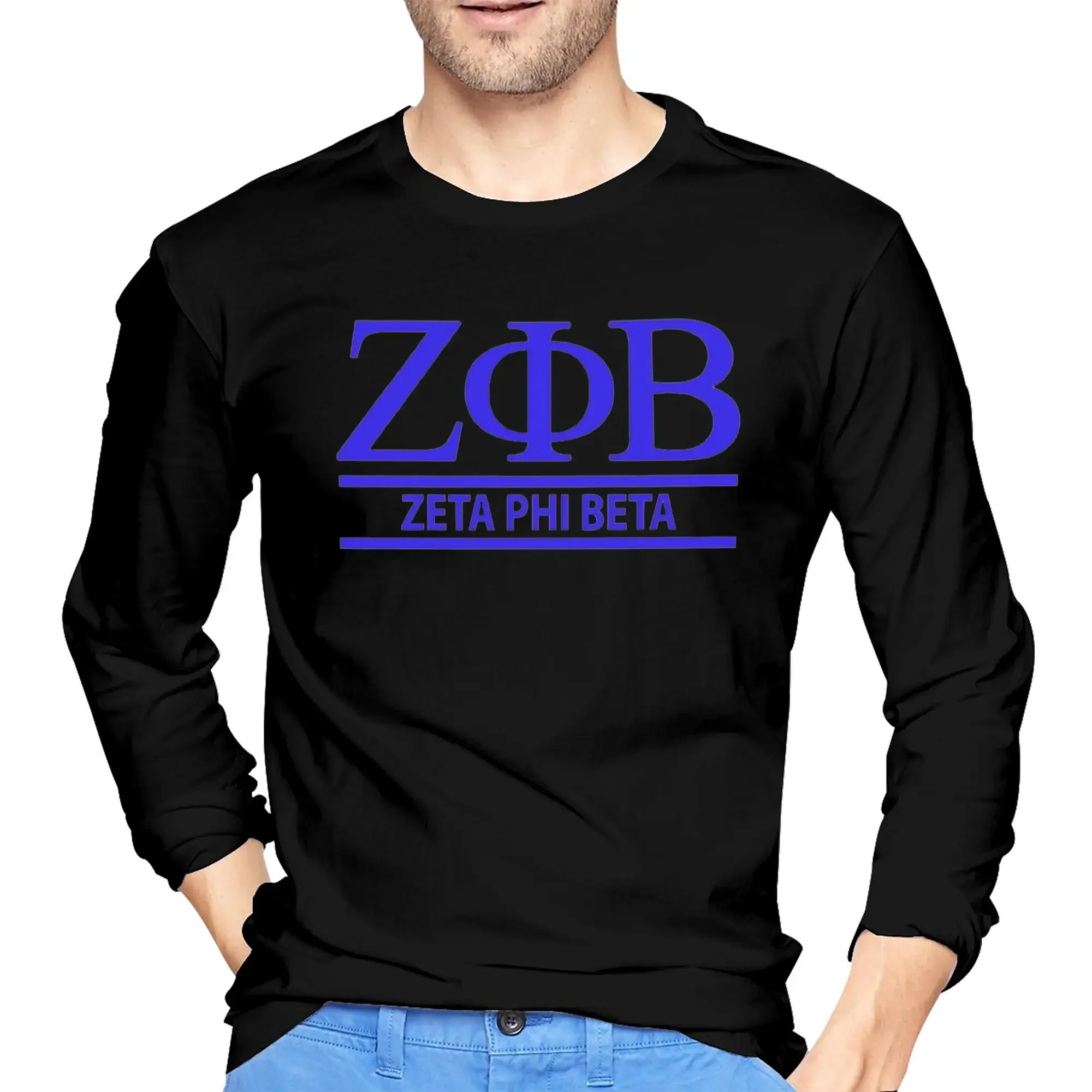 Zeta Phi Beta Greek Letter 1920 ZOB Men's Long Sleeved T-shirt Breathable Round Neck T shirts Spring and Autumn Men tops
Zeta Phi Beta Greek Letter 1920 ZOB Men's Long Sleeved T-shirt Breathable Round Neck T shirts Spring and Autumn Men tops