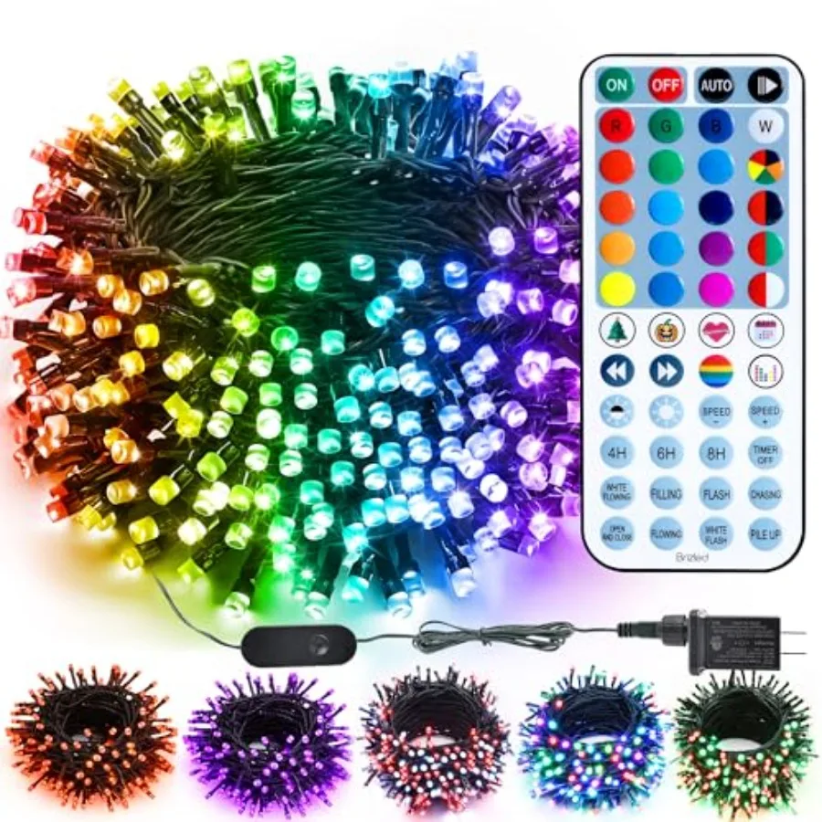 Color Changing String Lights 98Feet RGB Christmas Lights Dimmable Multifunctional Christmas Light with Remote for Indoor Outdoo
Color Changing String Lights 98Feet RGB Christmas Lights Dimmable Multifunctional Christmas Light with Remote for Indoor Outdoo