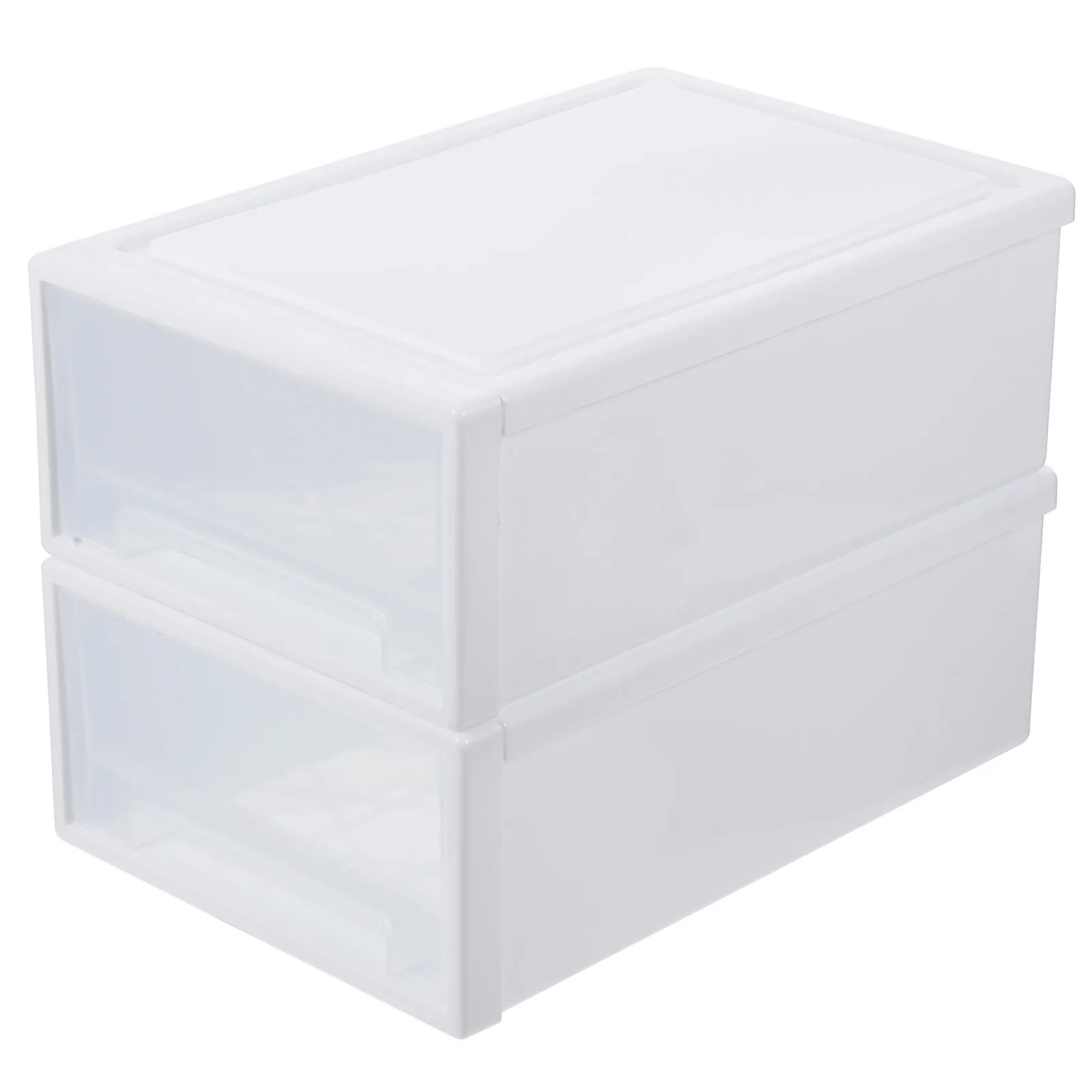 2Pcs Storage Boxes Transparent Plastic Clothes Organizer Stackable Dustproof Drawer Style Wardrobe Storage Container Shoes
2Pcs Storage Boxes Transparent Plastic Clothes Organizer Stackable Dustproof Drawer Style Wardrobe Storage Container Shoes