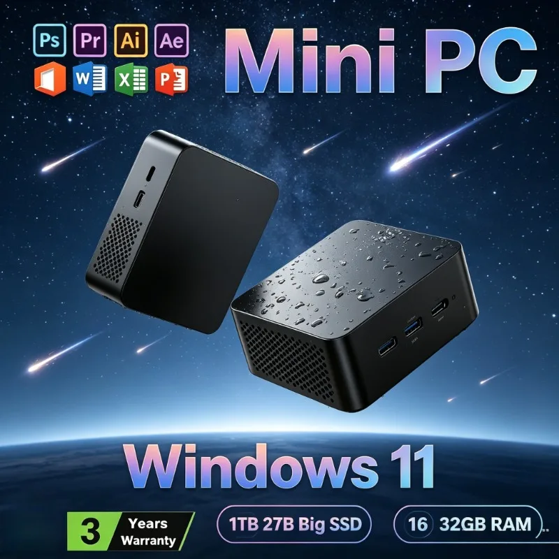 High End Intel Core I3-6100 Mini PC Ultra Slim Portable Silent Desktop Computer Outstanding Stability for Office Home Use
High End Intel Core I3-6100 Mini PC Ultra Slim Portable Silent Desktop Computer Outstanding Stability for Office Home Use