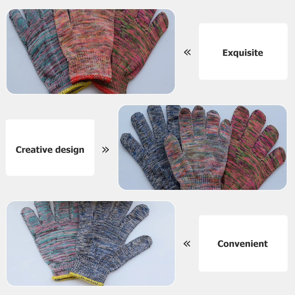 12 Pairs Wear-resistant Gloves Anti-slip Durable Protective for Worker Gardening Pruning Planting Breathing Stretchable
12 Pairs Wear-resistant Gloves Anti-slip Durable Protective for Worker Gardening Pruning Planting Breathing Stretchable