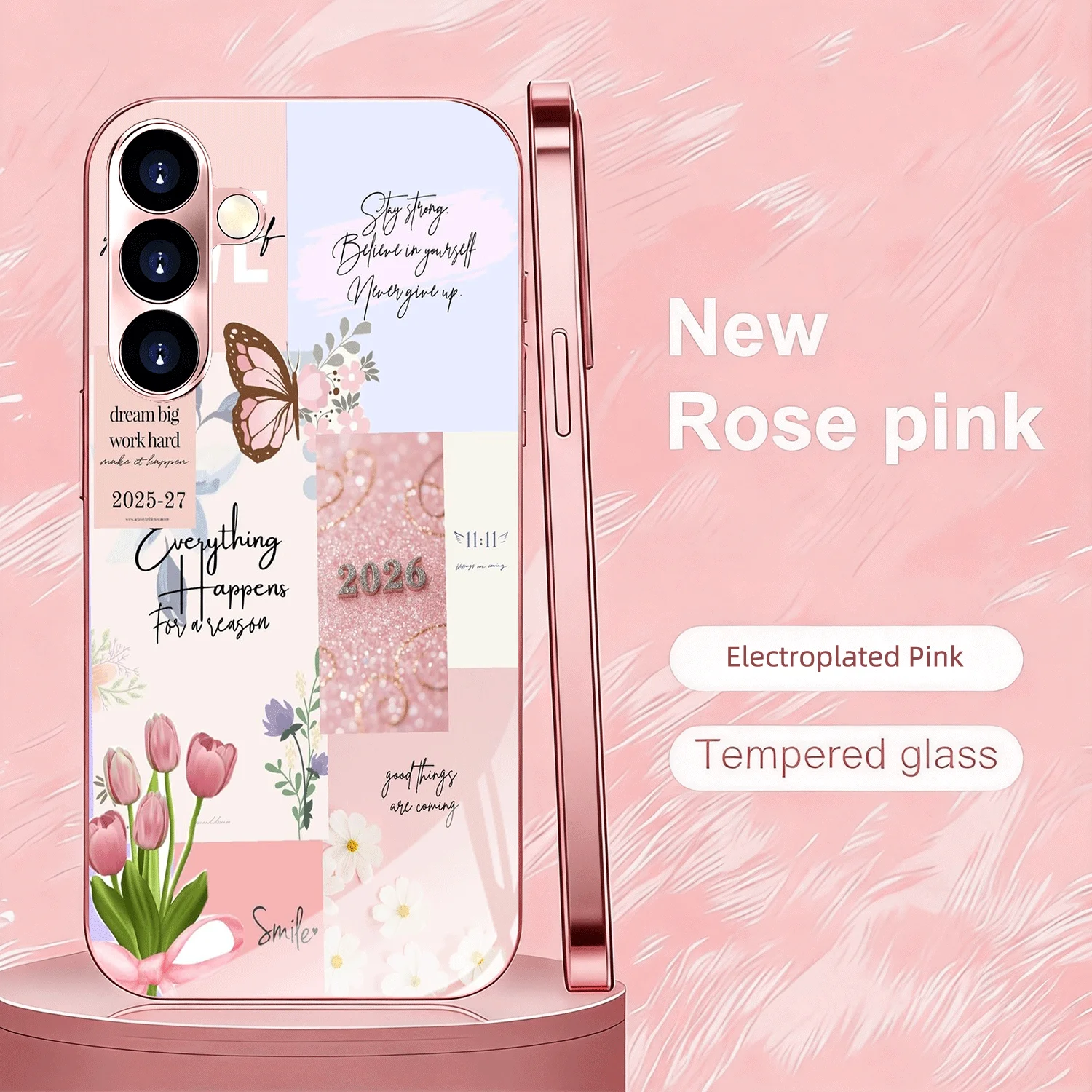 Trendy Pink Tulip Floral phone case mobile phones s25 ultra case Glass for Samsung Galaxy S26 S25 S24 S23 S22 S21 FE,Ultra,Plus
Trendy Pink Tulip Floral phone case mobile phones s25 ultra case Glass for Samsung Galaxy S26 S25 S24 S23 S22 S21 FE,Ultra,Plus