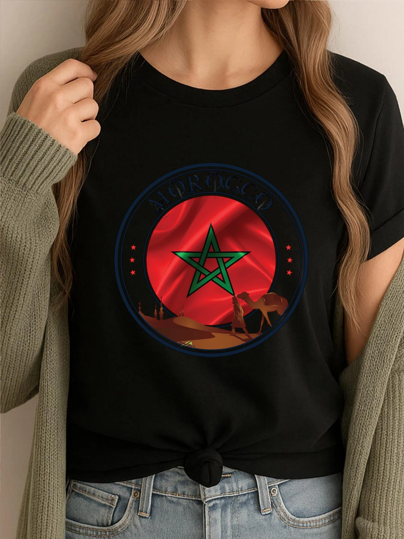 Morocco Maroc Maroccan Flag Camisas Basicas Hombre Man Clothes Graphic Tees Mens Retro Printed Clothes
Morocco Maroc Maroccan Flag Camisas Basicas Hombre Man Clothes Graphic Tees Mens Retro Printed Clothes