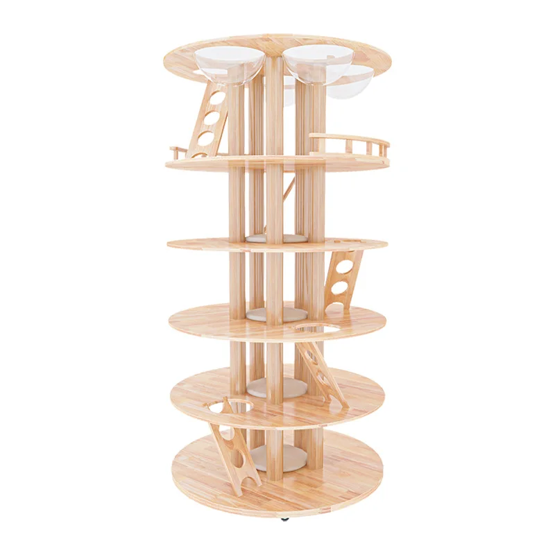 Luxury Solid Wood Multi-Level Cat Tree With Bed And Tower Combo Cozy Cat Castle For Multiple Cats
Luxury Solid Wood Multi-Level Cat Tree With Bed And Tower Combo Cozy Cat Castle For Multiple Cats