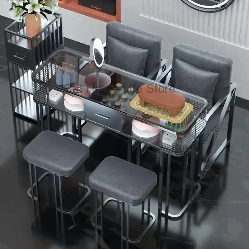 Professional Nail Tables Makeup Manicure Table Nails Salon Equipment Furniture Rest Aesthetic Designer Arredo Estetista Knife
Professional Nail Tables Makeup Manicure Table Nails Salon Equipment Furniture Rest Aesthetic Designer Arredo Estetista Knife