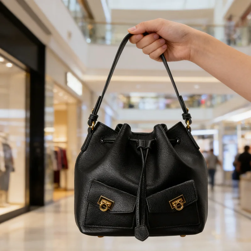 Vintage Tote Bag With Inner Pouch Fashion Brand Design Lock-drawstring Bucket Bag Simple Crossbody Bag Multi Pocket Shoulder Bag
Vintage Tote Bag With Inner Pouch Fashion Brand Design Lock-drawstring Bucket Bag Simple Crossbody Bag Multi Pocket Shoulder Bag